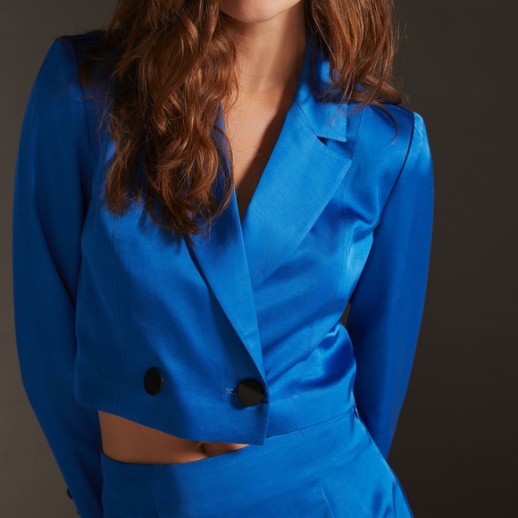 Mare Mare x Anthropologie Blazer Top & Mini Skirt Set - Picture 3 of 6